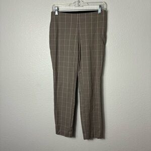 Women’s a new day Grey/Brown Plaid Dress Skinny Dress Pants size 4
